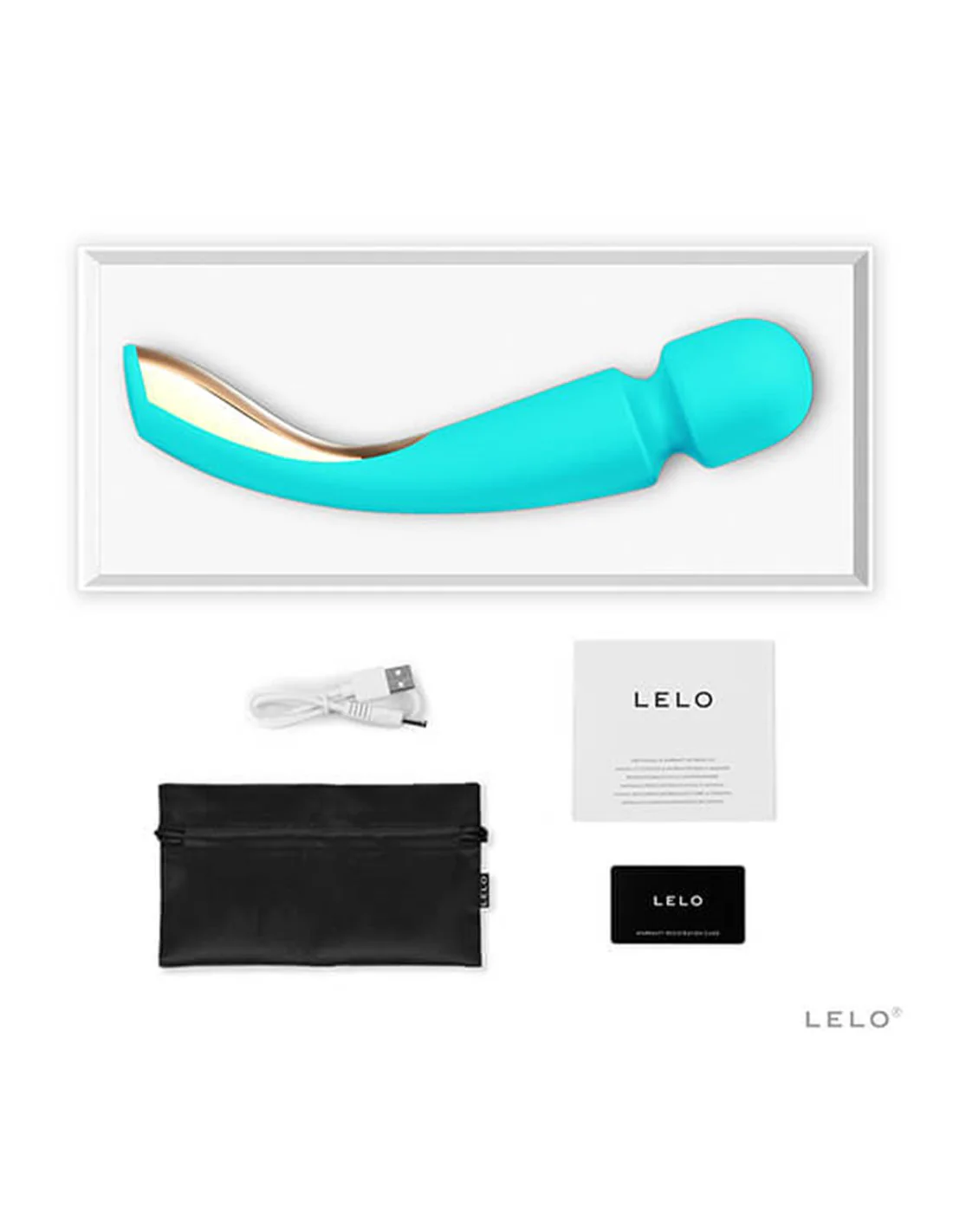 Lelo Smart Wand 2 Medium Ocean Blue - Image 3