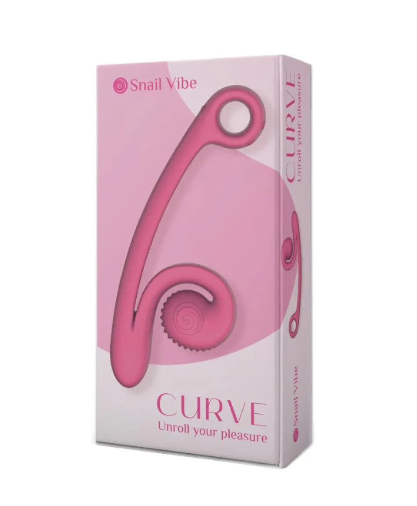 Snail Vibe Curve Vibrator Pink