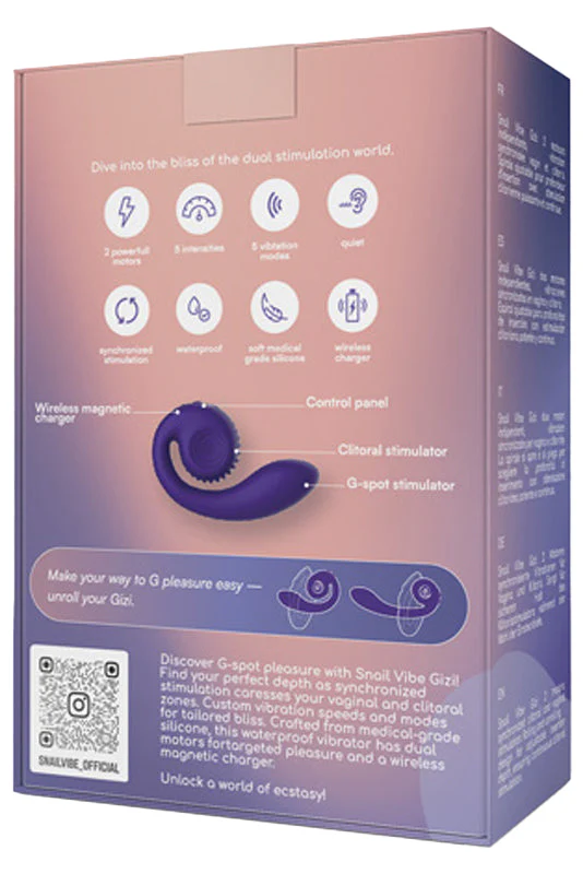 Snail Vibe Gizi Vibrator Purple - Image 5