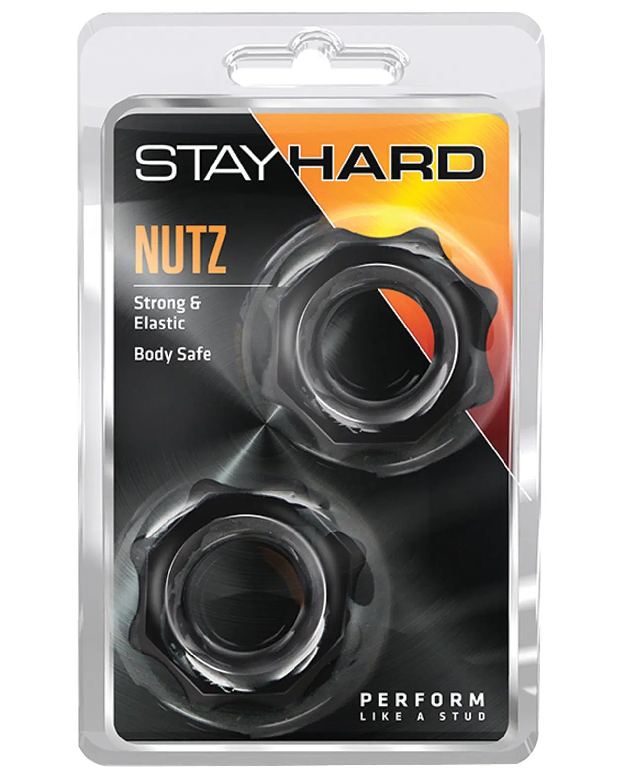Stay Hard Nutz Black Set of 2