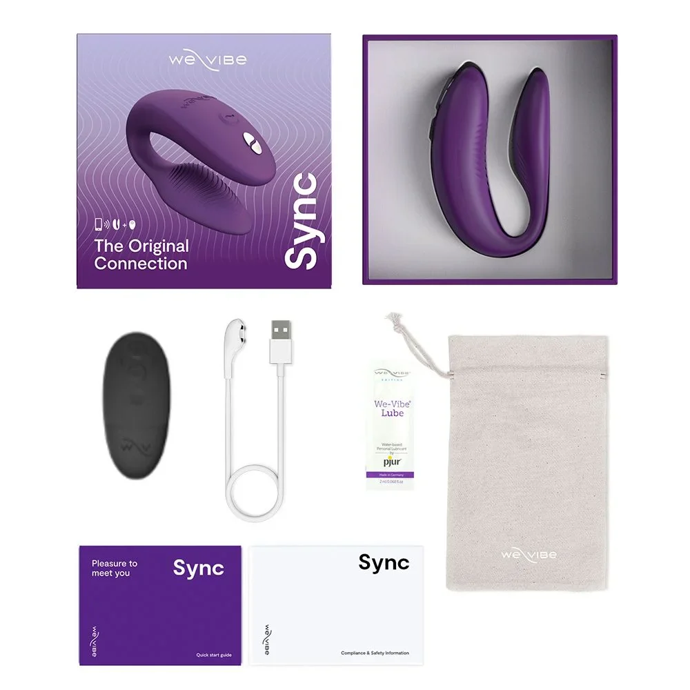 We Vibe Sync 2 Couples Vibrator Purple - Image 8