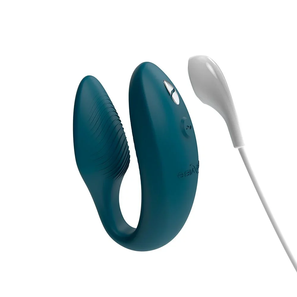 We Vibe Sync 2 Couples Vibrator Velvet Green - Image 5