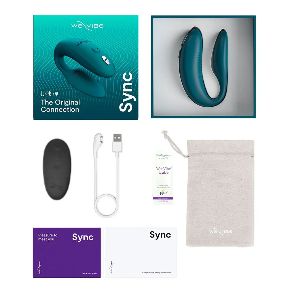 We Vibe Sync 2 Couples Vibrator Velvet Green - Image 8