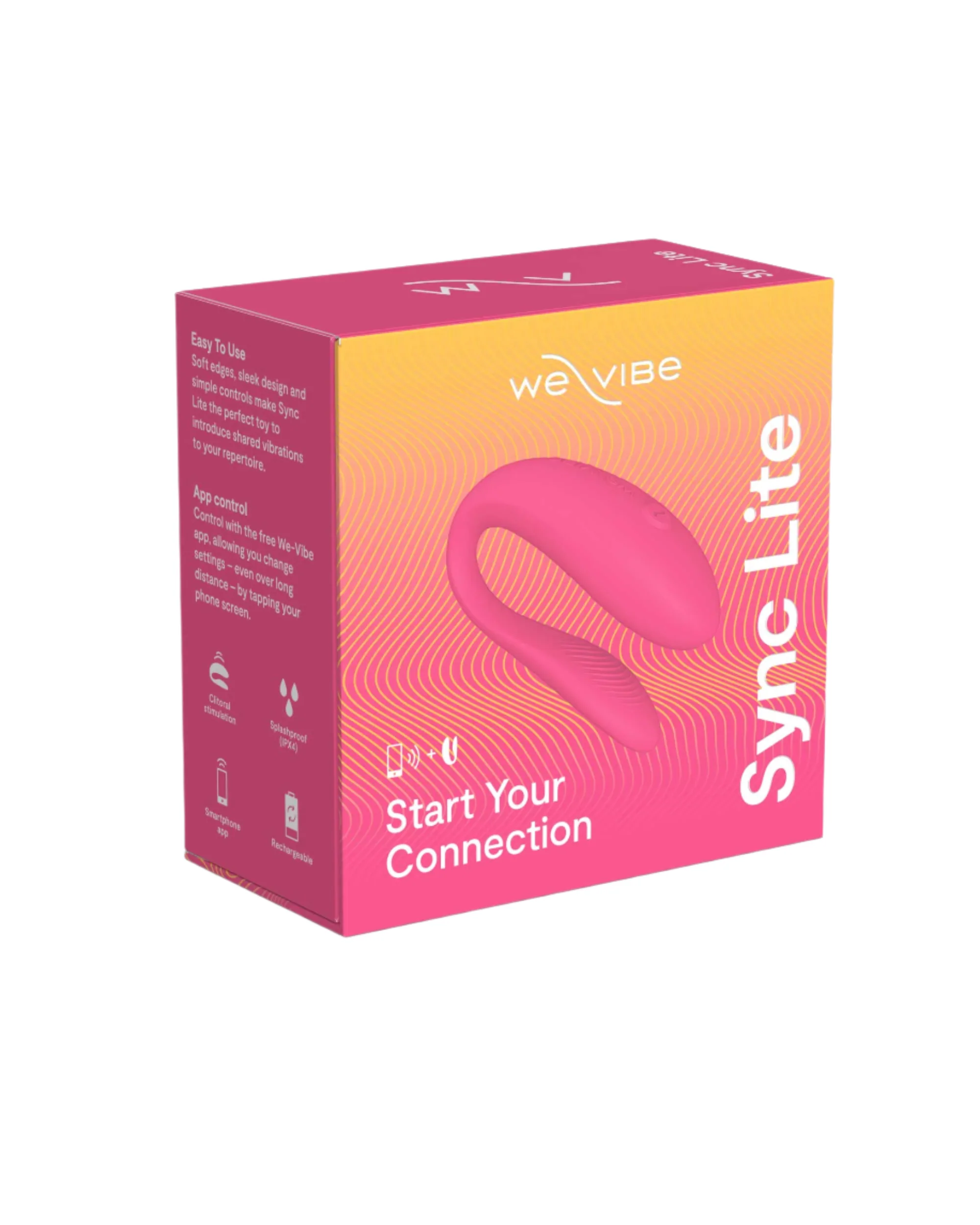 We Vibe Sync Lite Couples Vibrator Pink - Image 5