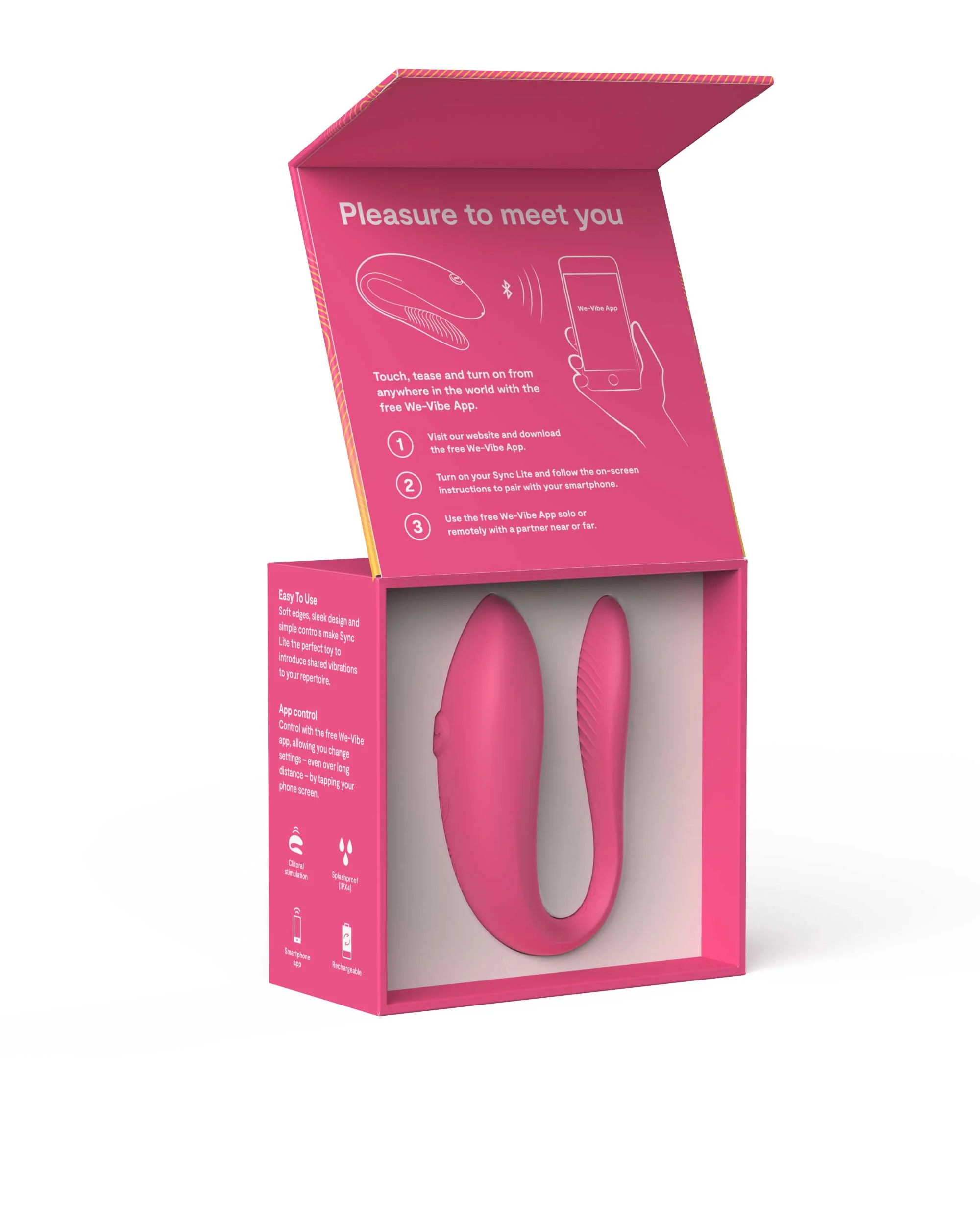 We Vibe Sync Lite Couples Vibrator Pink - Image 8