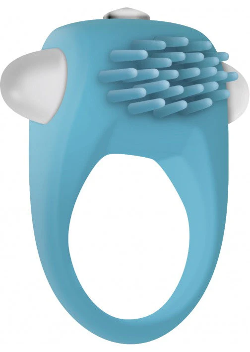 Zero Tolerance Teal Tickler Vibrating Cock Ring - Image 2