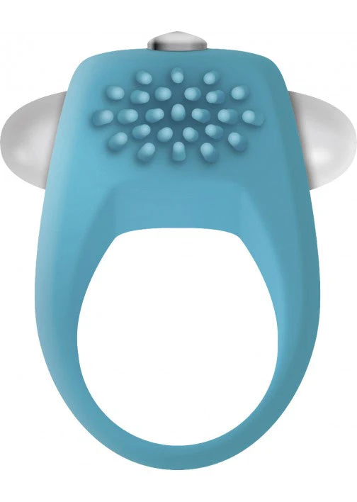 Zero Tolerance Teal Tickler Vibrating Cock Ring - Image 4