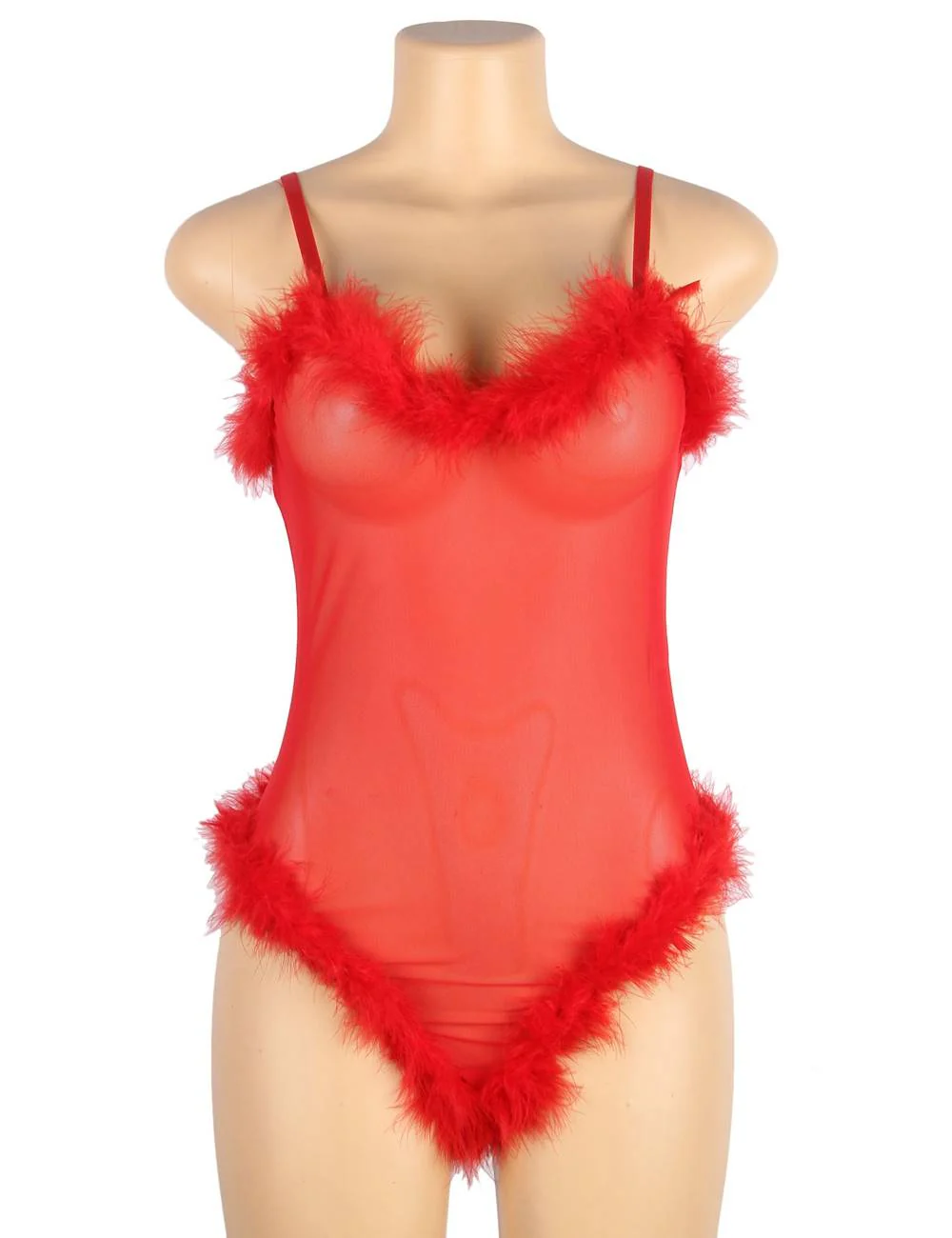 Oh Yeah Temptation bodysuit RED XL/2XL -  R81094-2 - Image 4