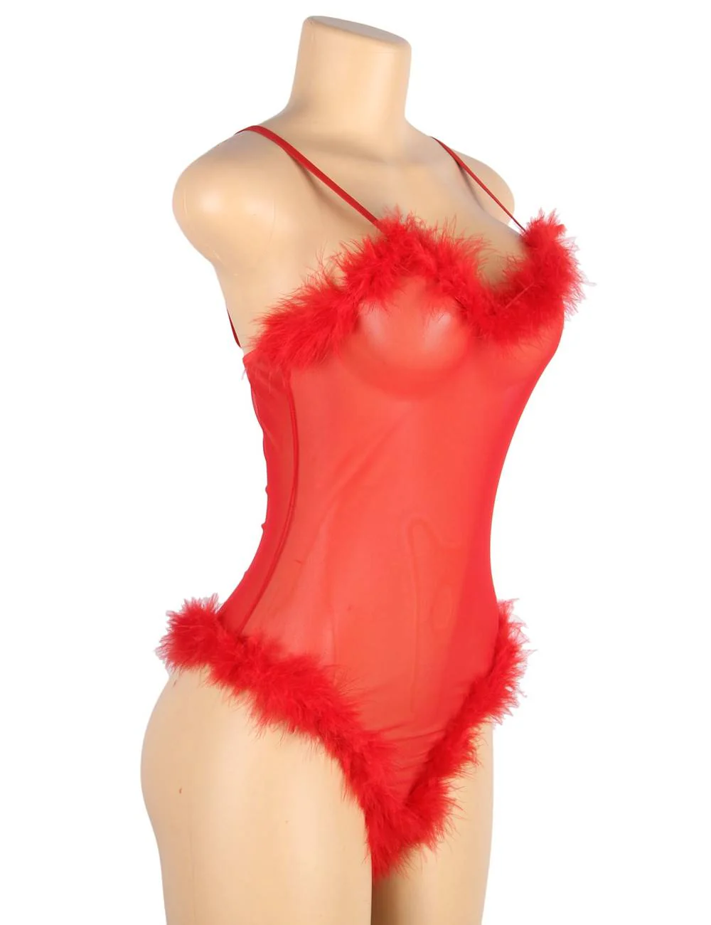 Oh Yeah Temptation bodysuit RED XL/2XL -  R81094-2 - Image 5