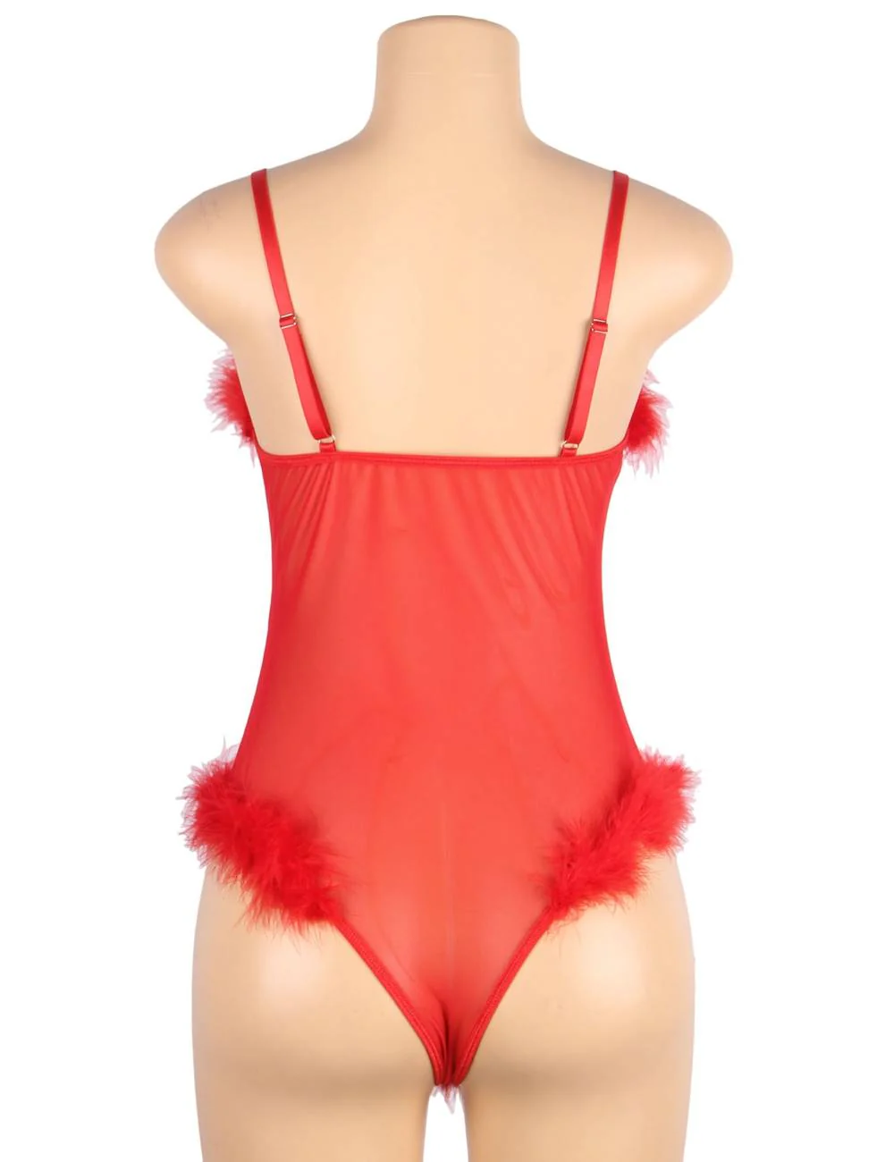 Oh Yeah Temptation bodysuit RED XL/2XL -  R81094-2 - Image 6