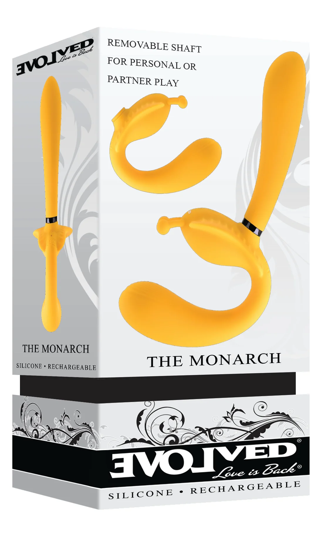 Evolved The Monarch Triple Shaft Strapless Strap-On Vibrator - Image 3