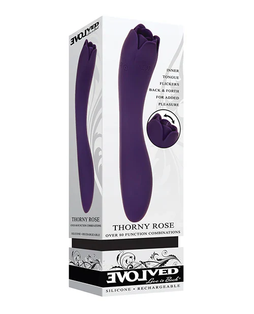Evolved Thorny Rose Dual Ended Massager & Tongue Vibe - Image 4