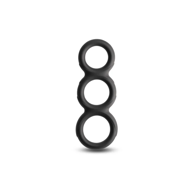 Renegade Threefold Cockrings Black - Image 3