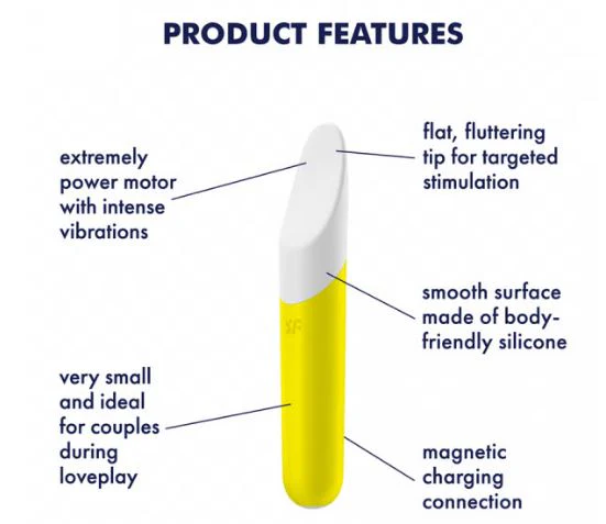Satisfyer Ultra Power Bullet 7 Yellow - Image 4