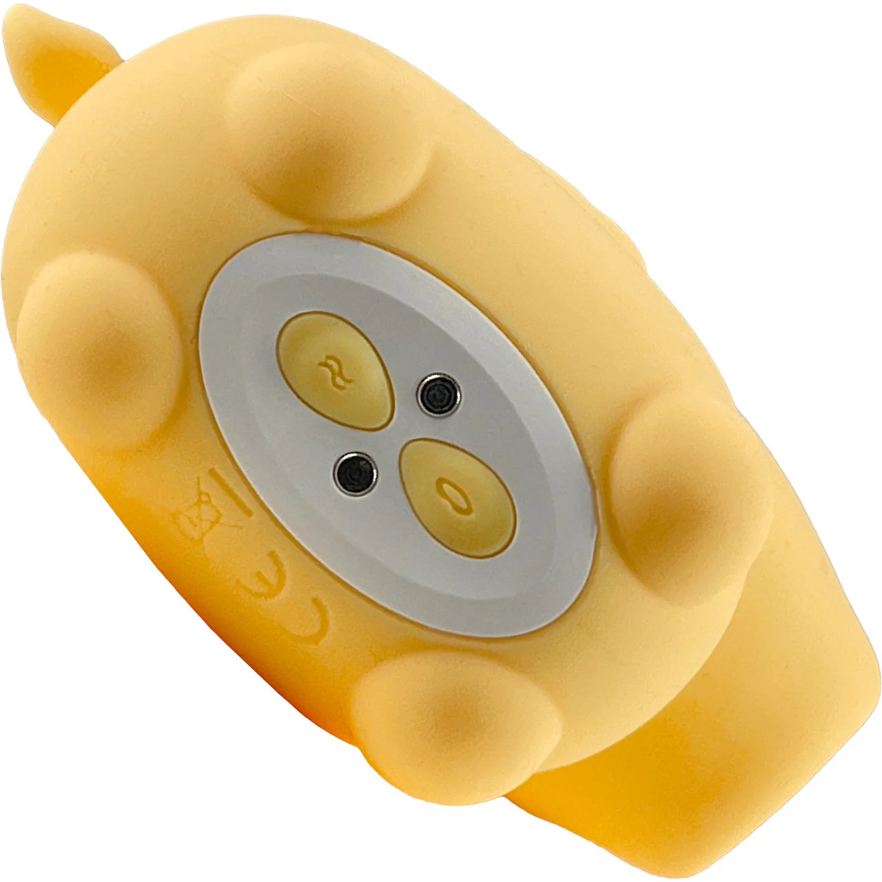 Unihorn Bean Blossom Flicking Silicone Clitoral Vibrator Yellow - Image 6