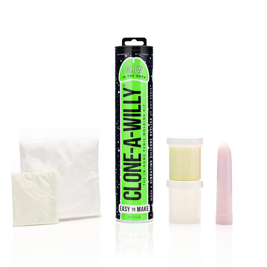 Clone-A-Willy Vibrating DIY Dildo Kit Green Glow in The Dark