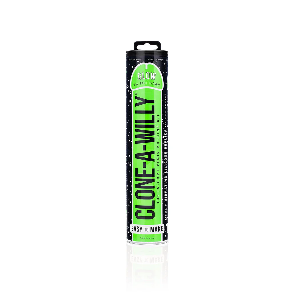 Clone-A-Willy Vibrating DIY Dildo Kit Green Glow in The Dark - Image 3