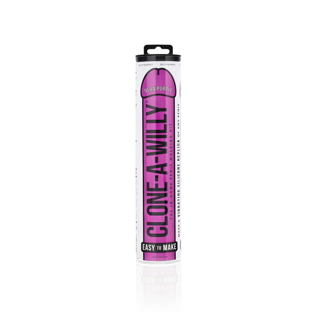 Clone-A-Willy Vibrating DIY Dildo Kit Neon Purple - Image 3