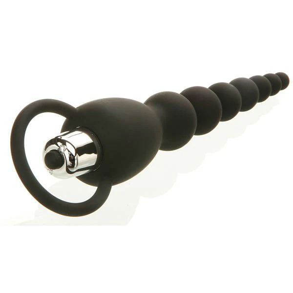 Vibrating Silicone Anal Beads - Image 3