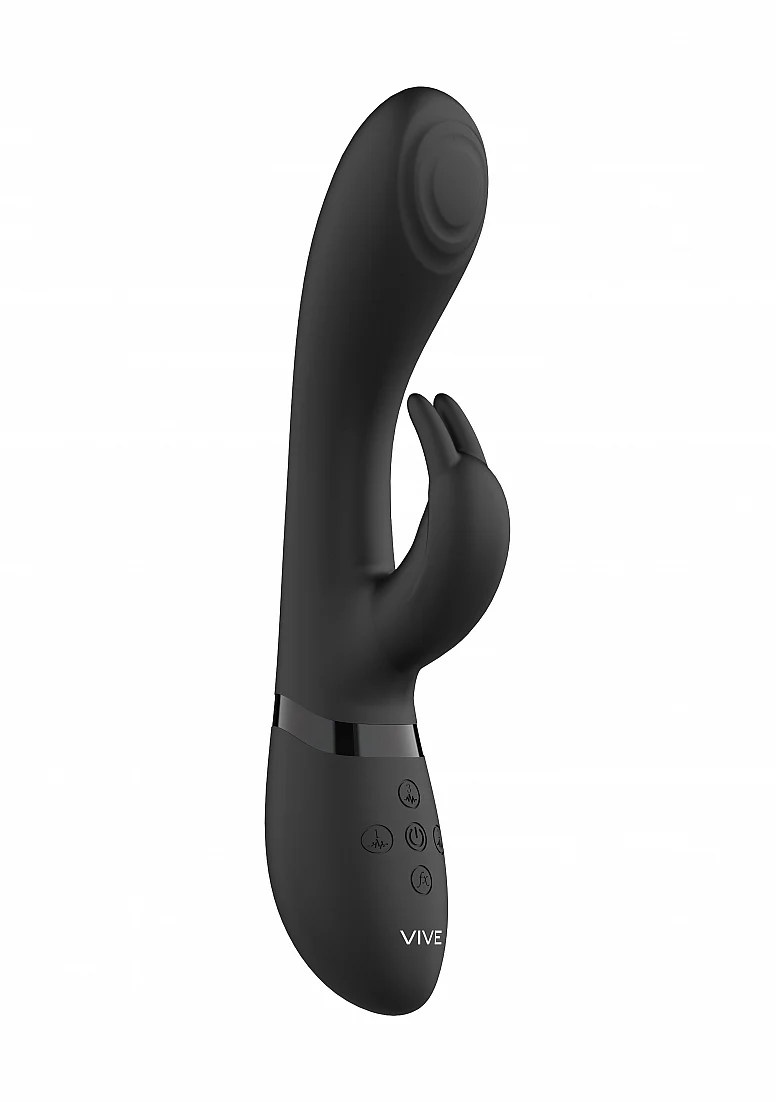 Vive Cato G-spot Rabbit Vibe - Black - Image 2