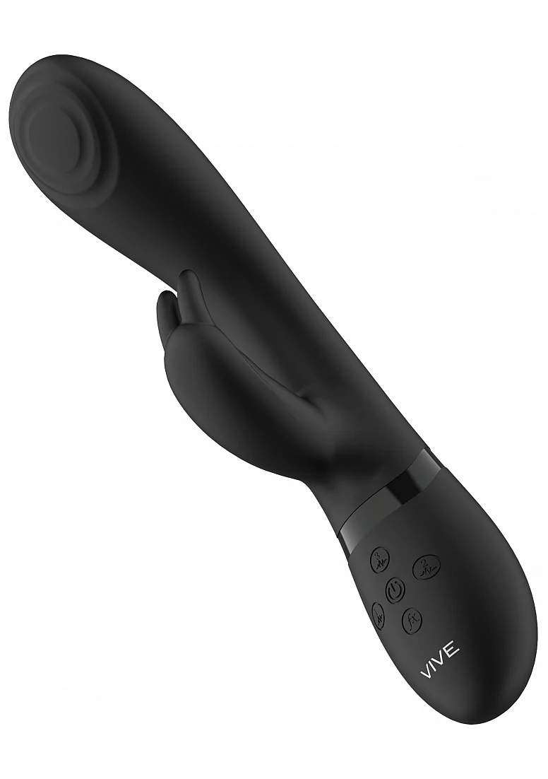 Vive Cato G-spot Rabbit Vibe - Black - Image 7