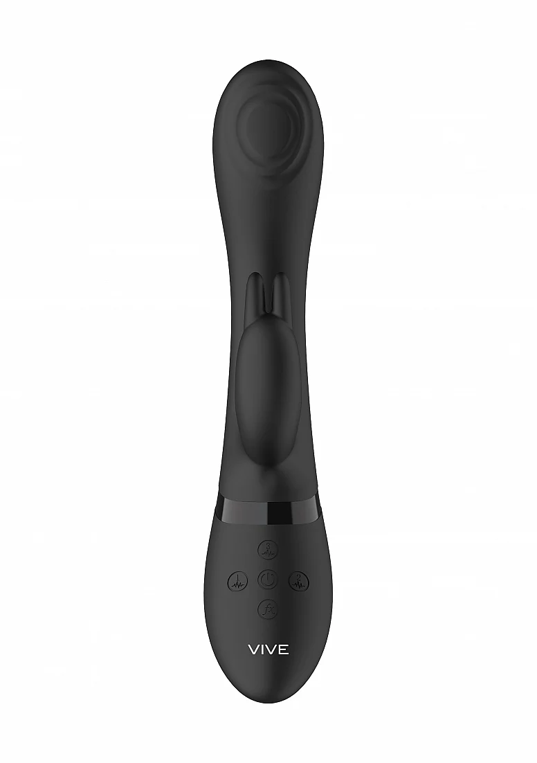 Vive Cato G-spot Rabbit Vibe - Black - Image 9