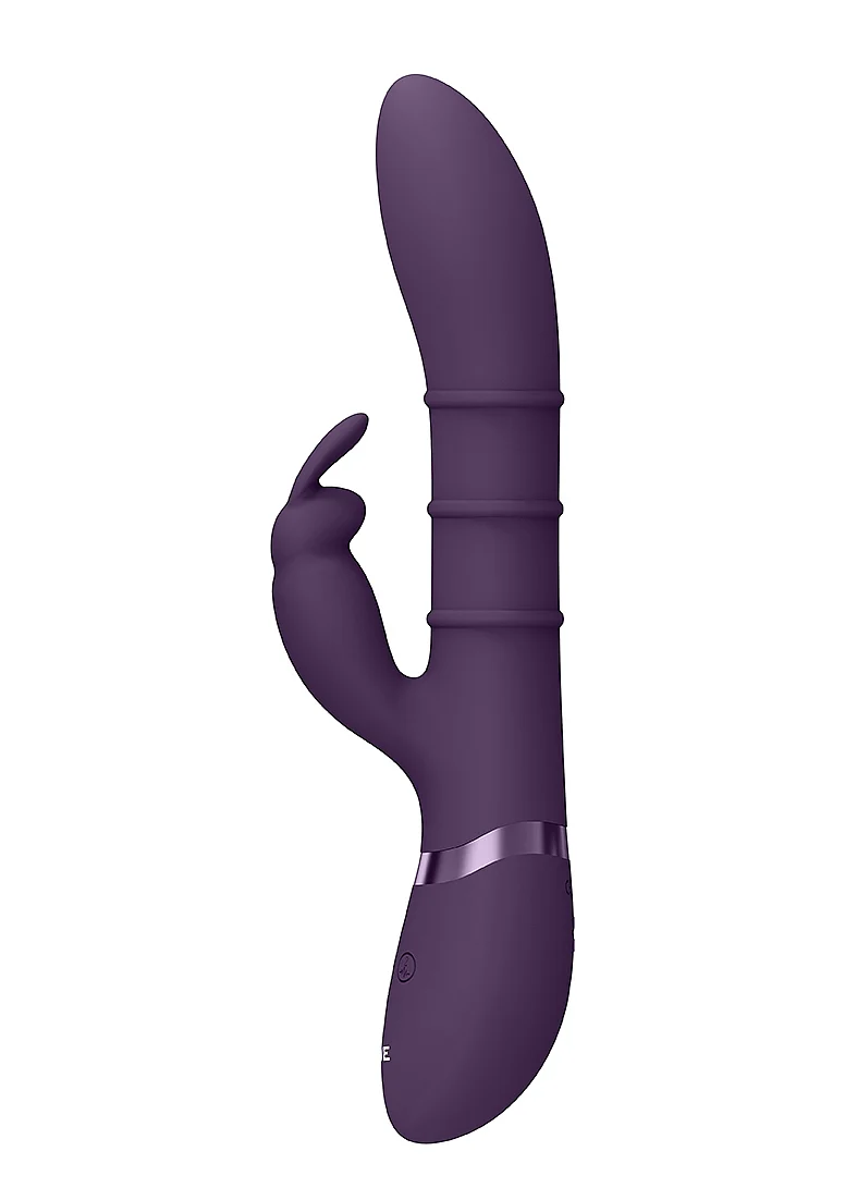 Vive Sora Up & Down Stimulating Rings, Vibrating G-Spot Rabbit - Purple - Image 4