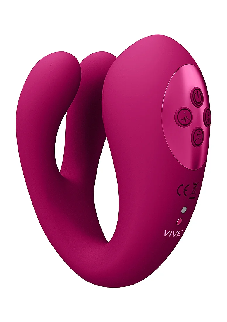 Vive Yoko Triple Action Vibrator with Clitoral Pulse Wave - Pink - Image 9
