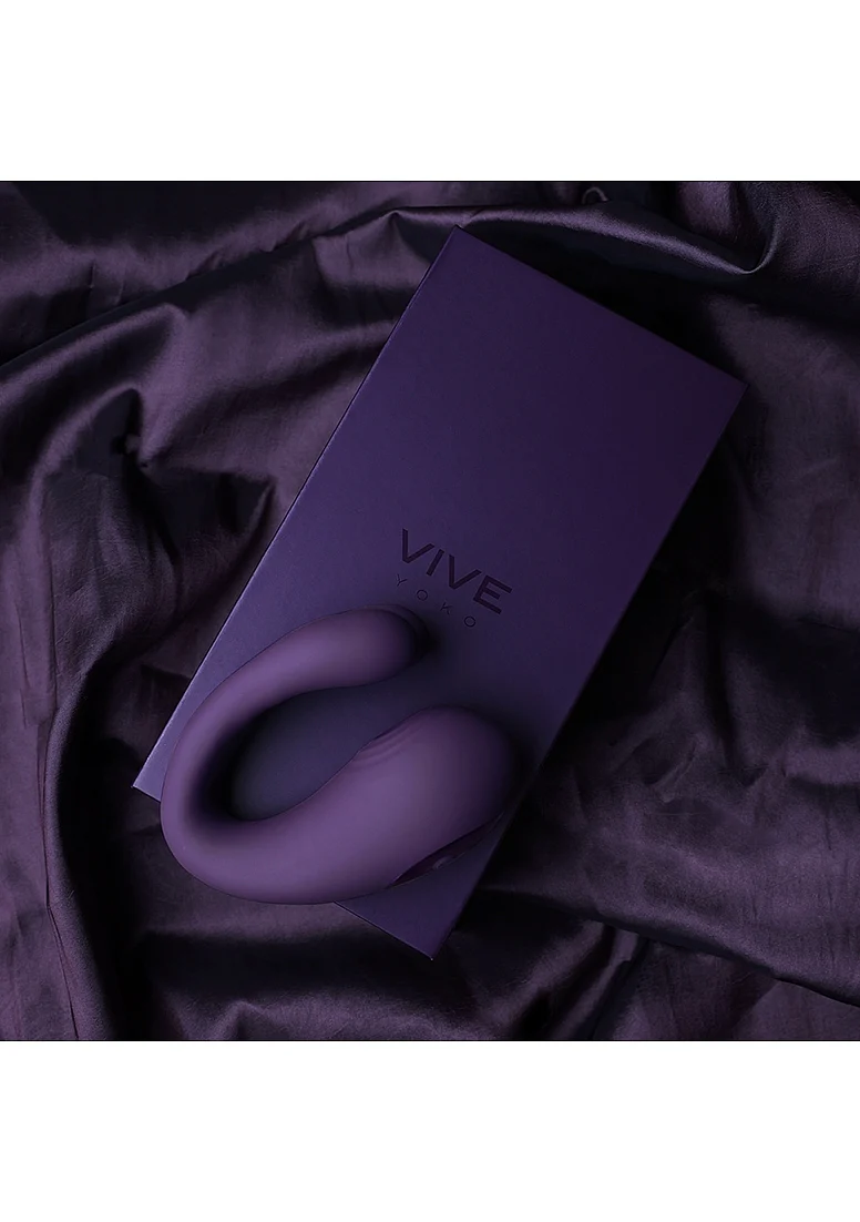 Vive Yoko Triple Action Vibrator with Clitoral Pulse Wave - Purple - Image 8
