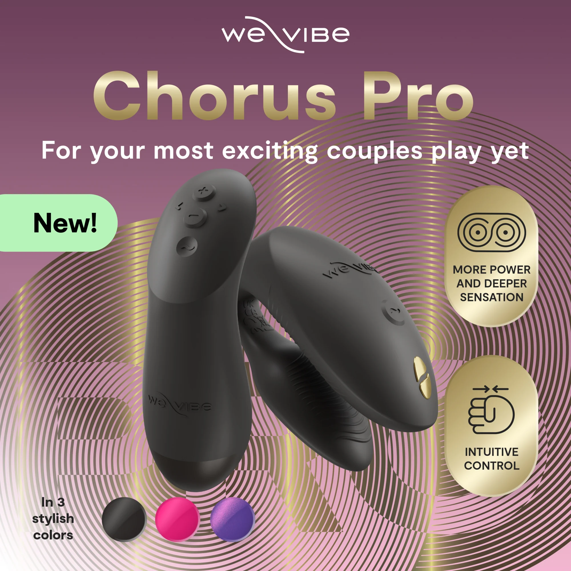 We Vibe Chorus Pro Satin Black - Image 5