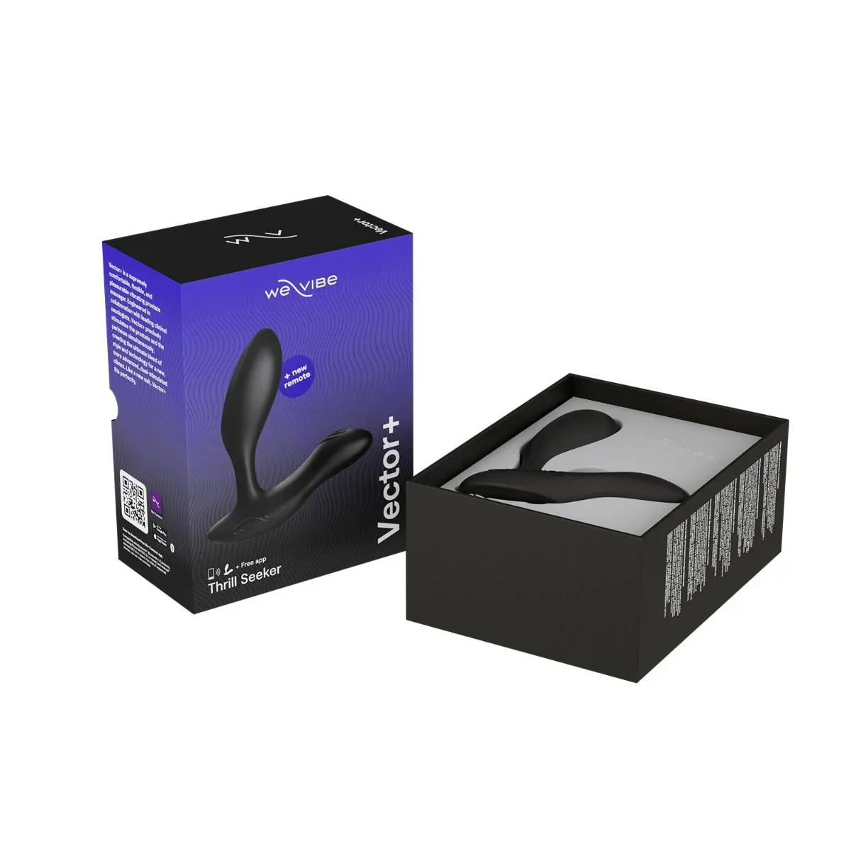 We Vibe Vector + Prostate Massager Black