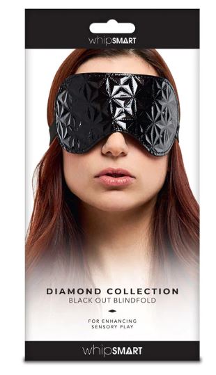 Whipsmart Diamond Blindfold Black
