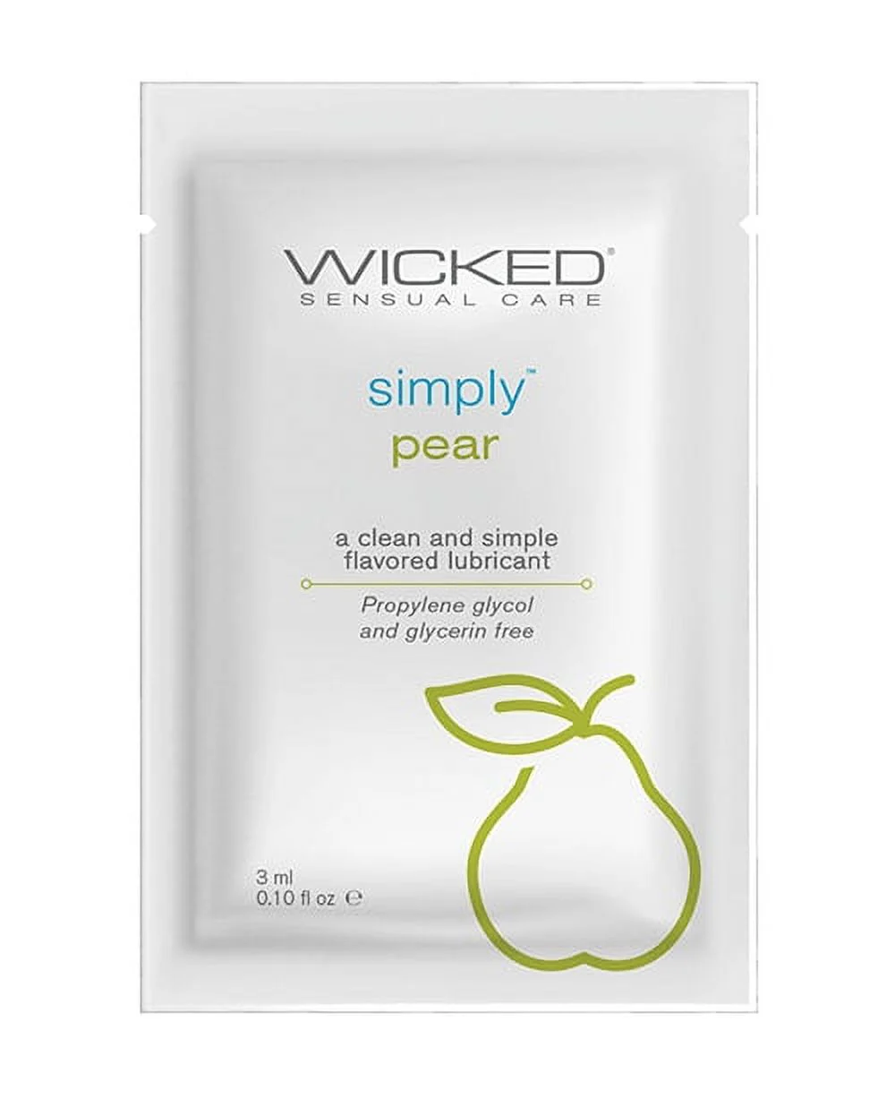 Wicked Simply Pear Lube 3ml
