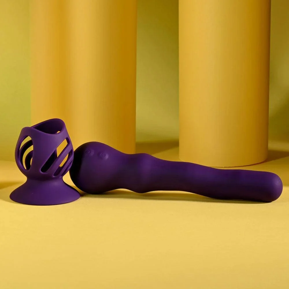 Wiggle It Rechargeable Wiggling Vibrator with Suction Base - Image 3