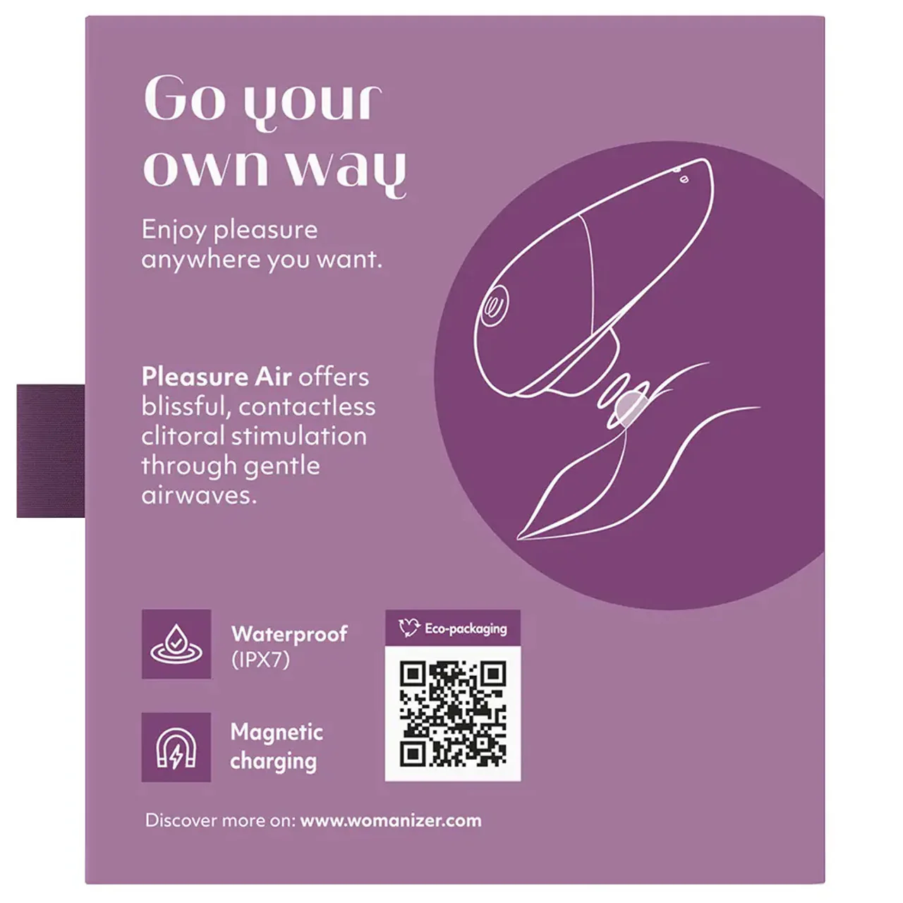 Womanizer Liberty 2 Travel Clitoral Suction Stimulator Purple - Image 4