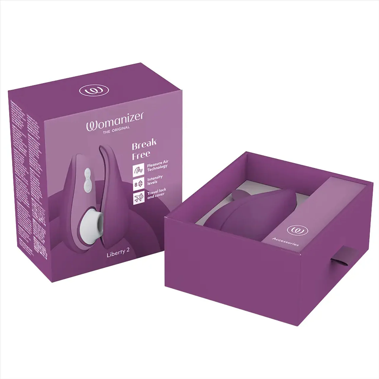 Womanizer Liberty 2 Travel Clitoral Suction Stimulator Purple - Image 5