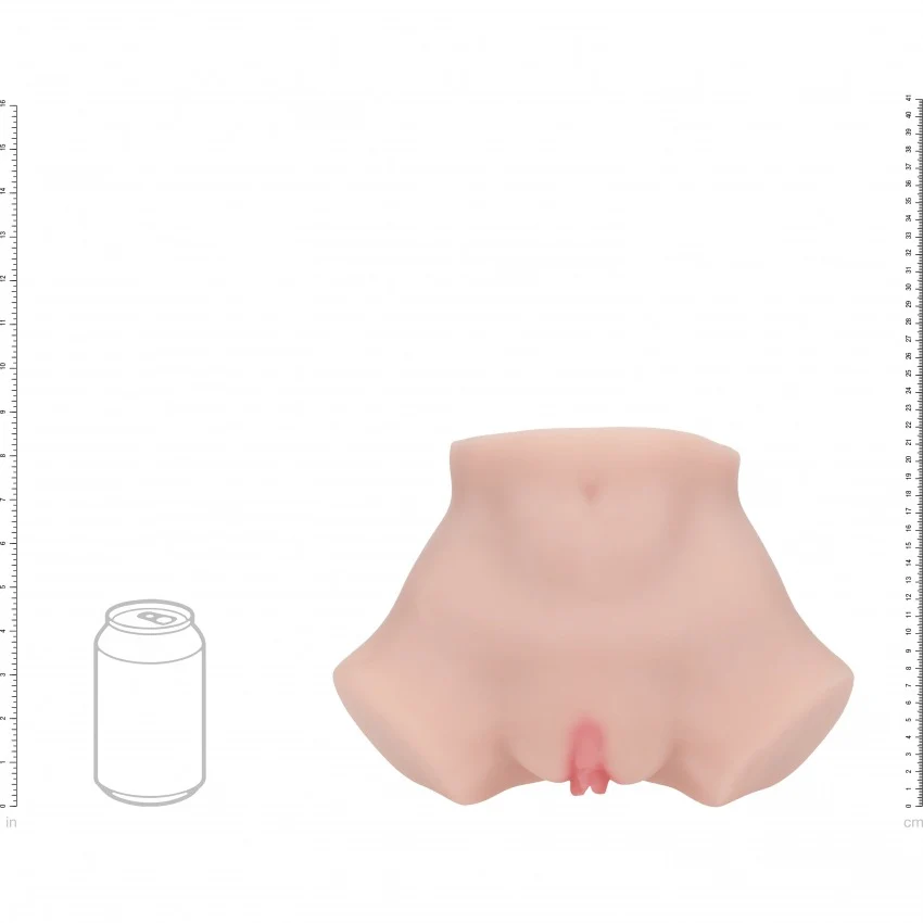 Xkin Aria Summers Dual Entry TPE Bodyforms Masturbator 1.59 kg Flesh - Image 9