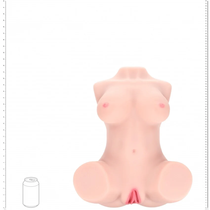 Xkin Ava Monroe Multi-sleeve Posable Dual Entry TPE Bodyforms Masturbator 20 kg Flesh - Image 14