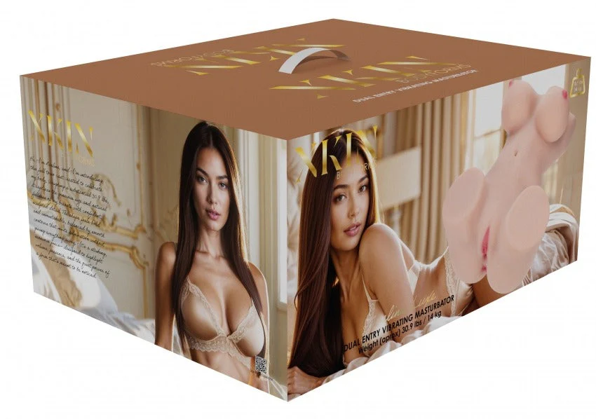 Xkin Aveline Luxe Dual Entry TPE Bodyforms Masturbator 14 kg Flesh