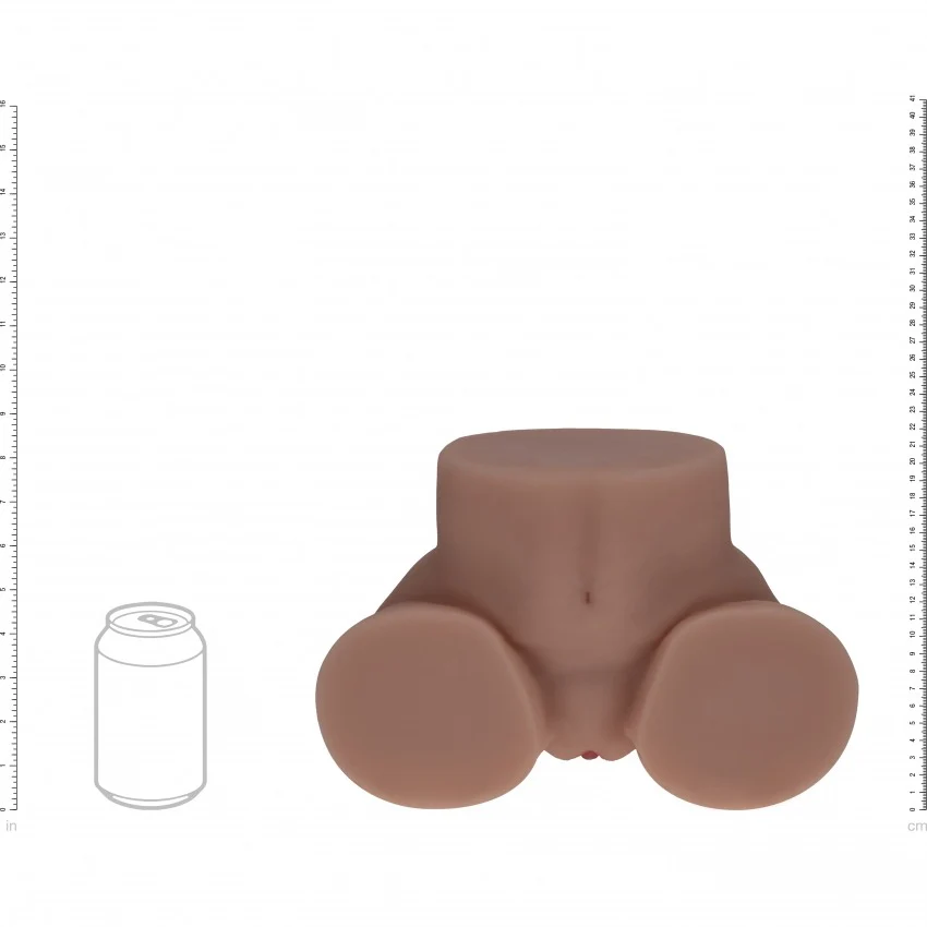 Xkin Kaya Bloom Dual Entry TPE Bodyforms Masturbator 2.45 kg Brown - Image 5