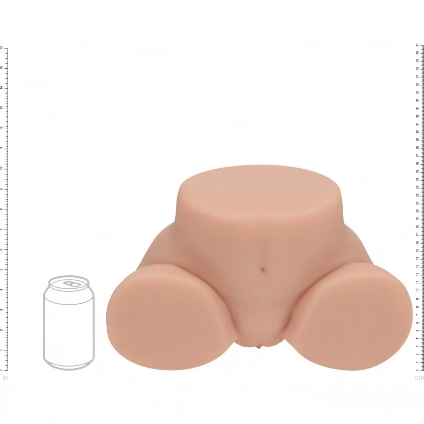 Xkin Lux Arden Dual Entry TPE Bodyforms Masturbator 3.49 kg Tan - Image 10