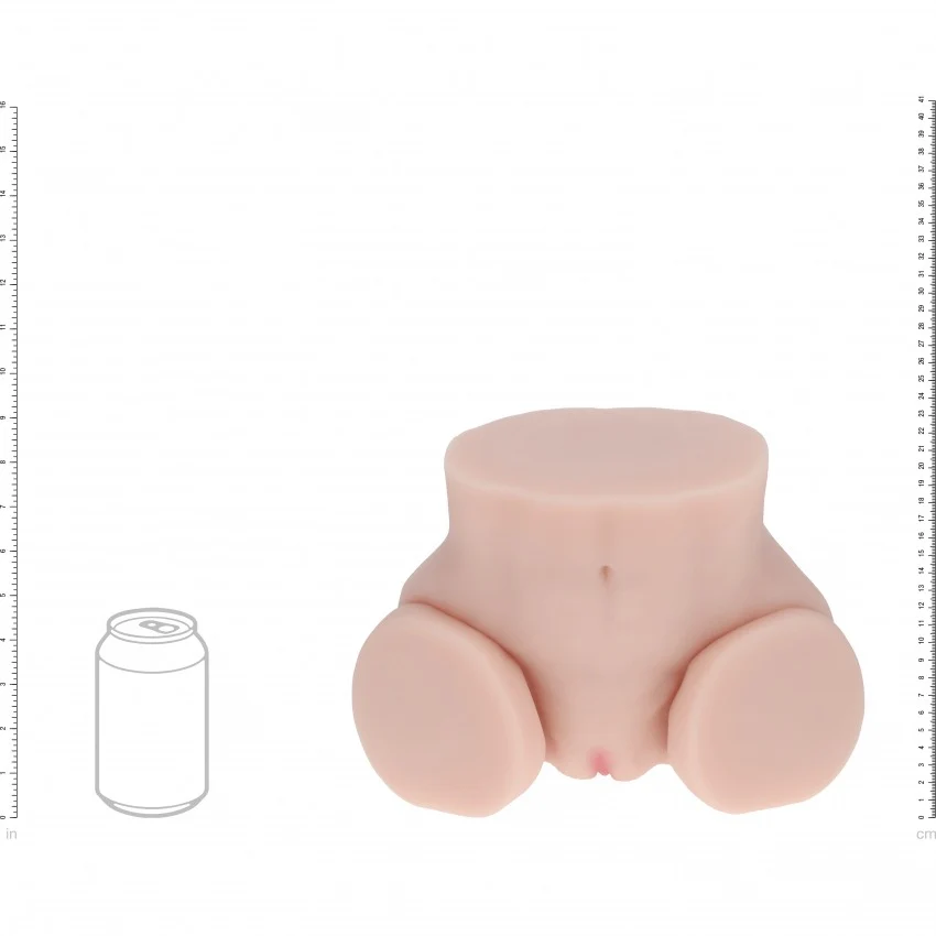 Xkin Mia Hart Dual Entry TPE Bodyforms Masturbator 2.59 kg Flesh - Image 11