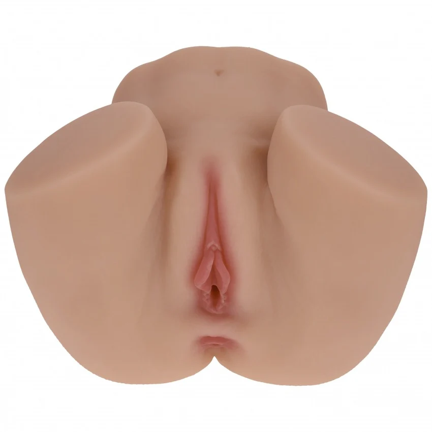 Xkin Nina Vale Dual Entry TPE Bodyforms Masturbator 2.59 kg Tan - Image 6