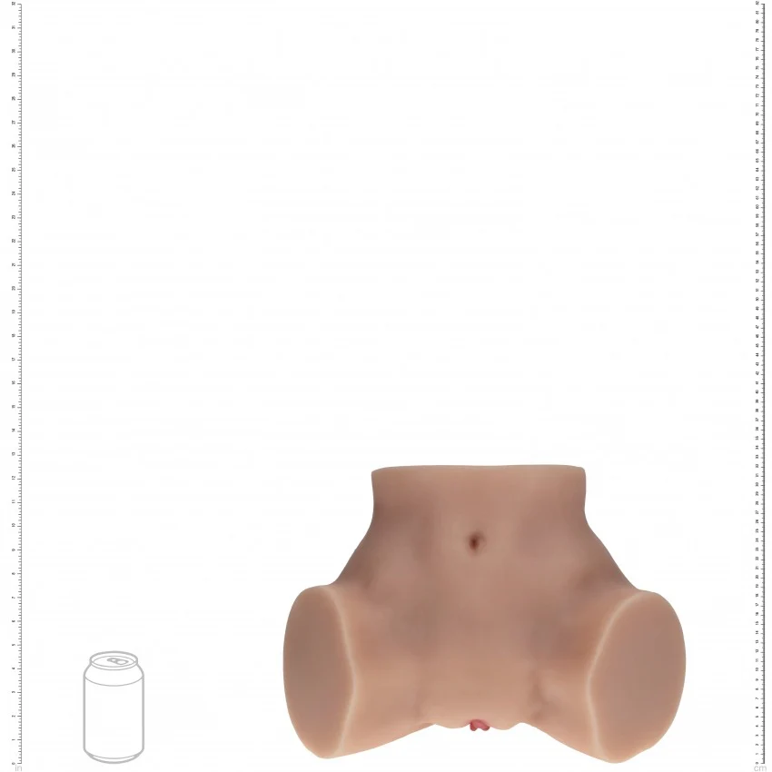 Xkin Valentina Vellure Dual Entry TPE Bodyforms Masturbator 4.22 kg Tan - Image 8